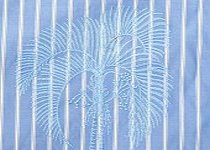 Popeline bestickt von einer bekannten Modemarke